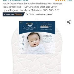Halo DreamWeave Bassinett Pad